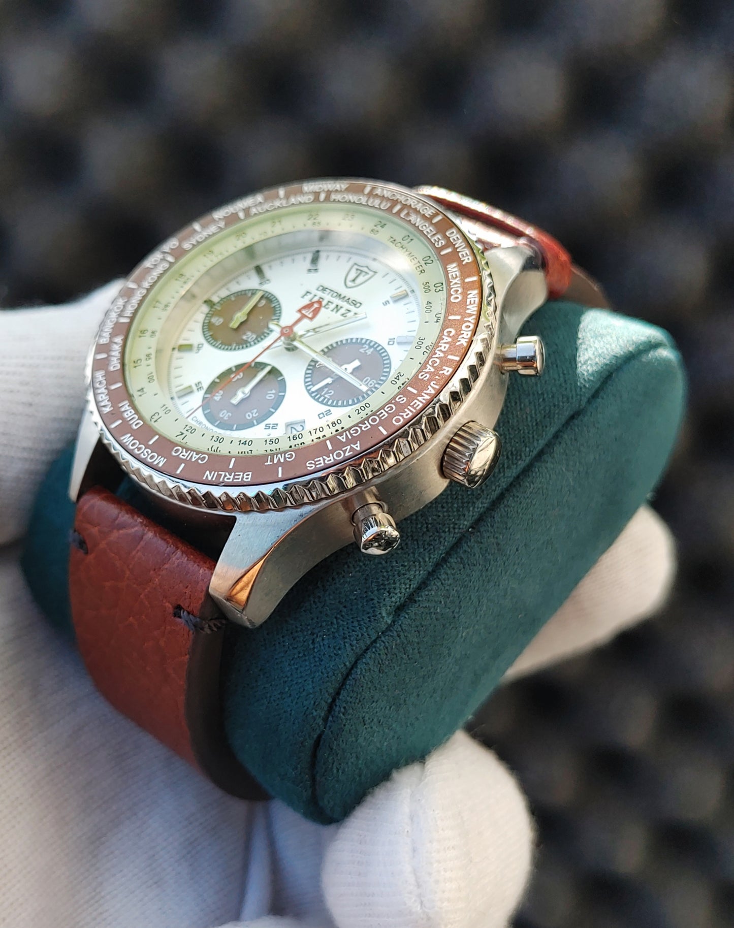 Firenze Detomaso SL162C(BL) Chornograph Watch