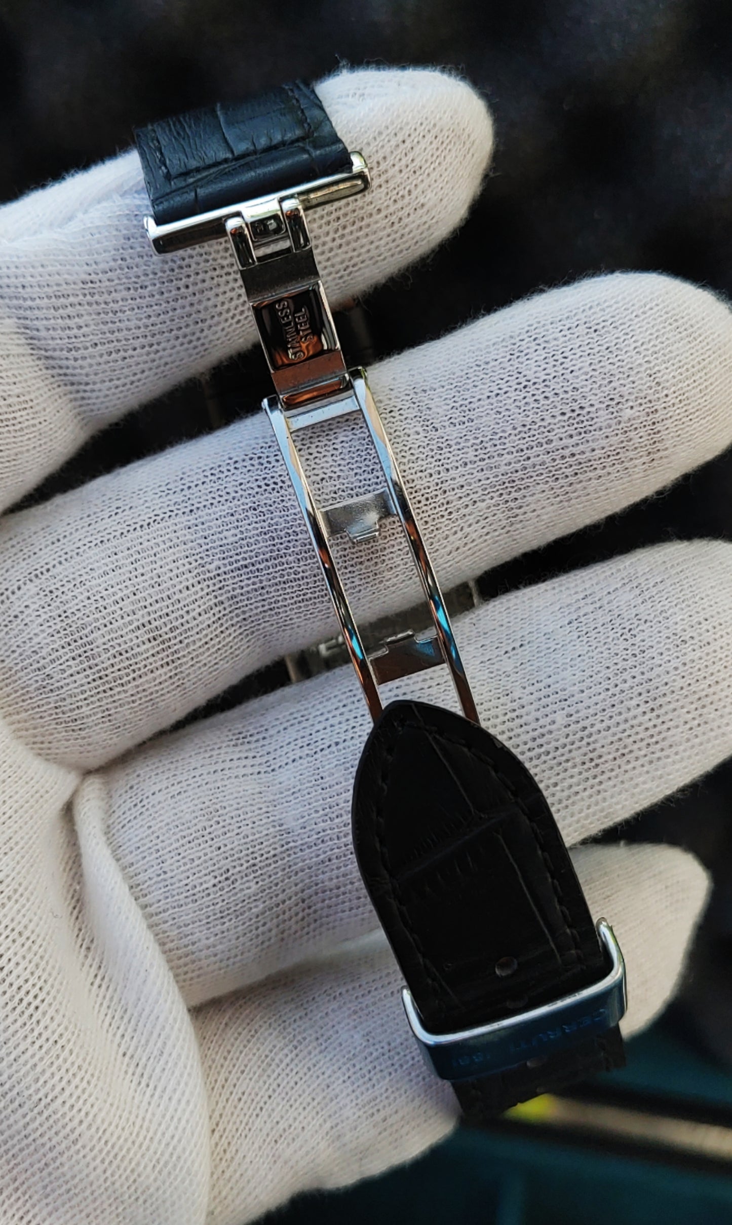 Cerruti 1881 Reference 66342 Sqaure Dial Curved Watch