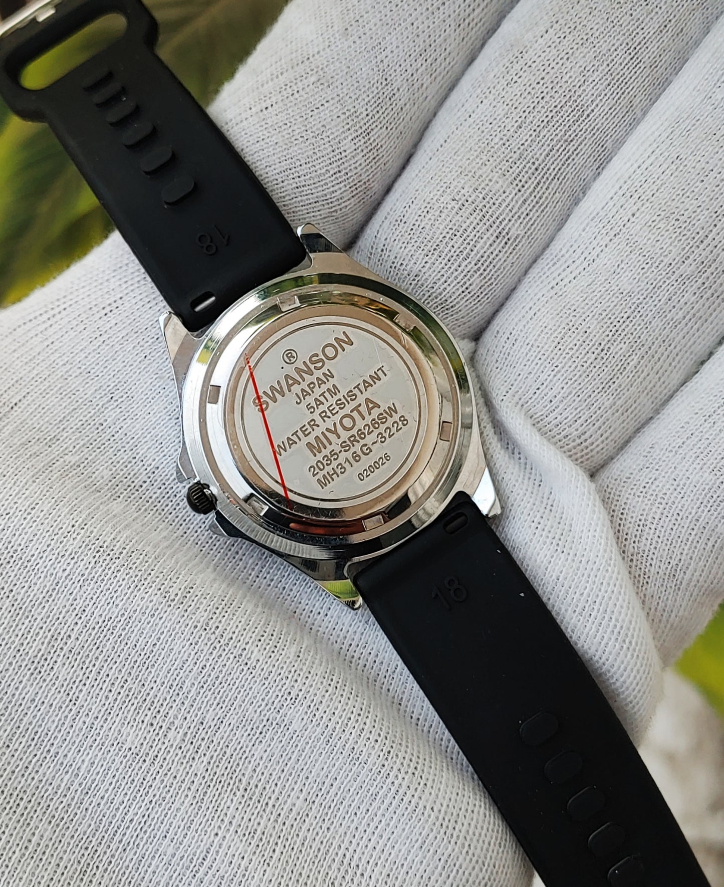 Swanson Japan MH316G-3228 Sky Blue Dial Watch For Men 2035 Movement