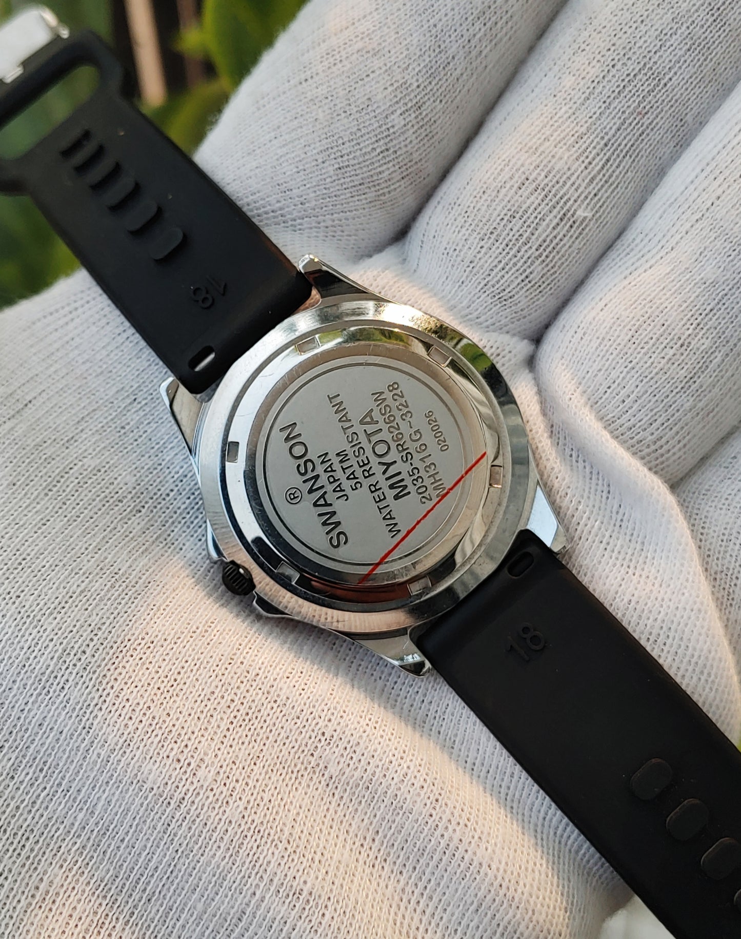 Swanson Japan MH316G-3228 Sky Blue Dial Watch For Men