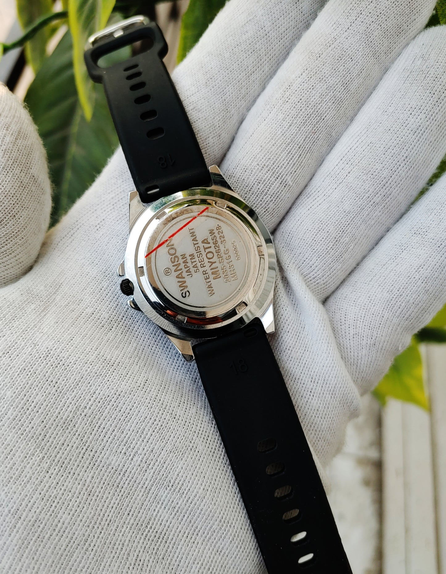 Swanson Logo Japan MH316G-3228 Watch For Men