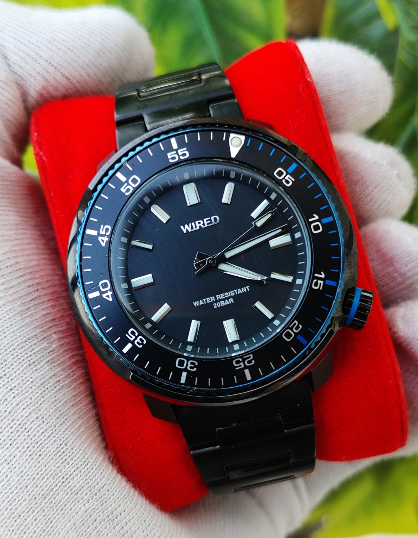 SEIKO Wired Diver Bar LOOK AGAJ404 Men's Watch – Made in Japan