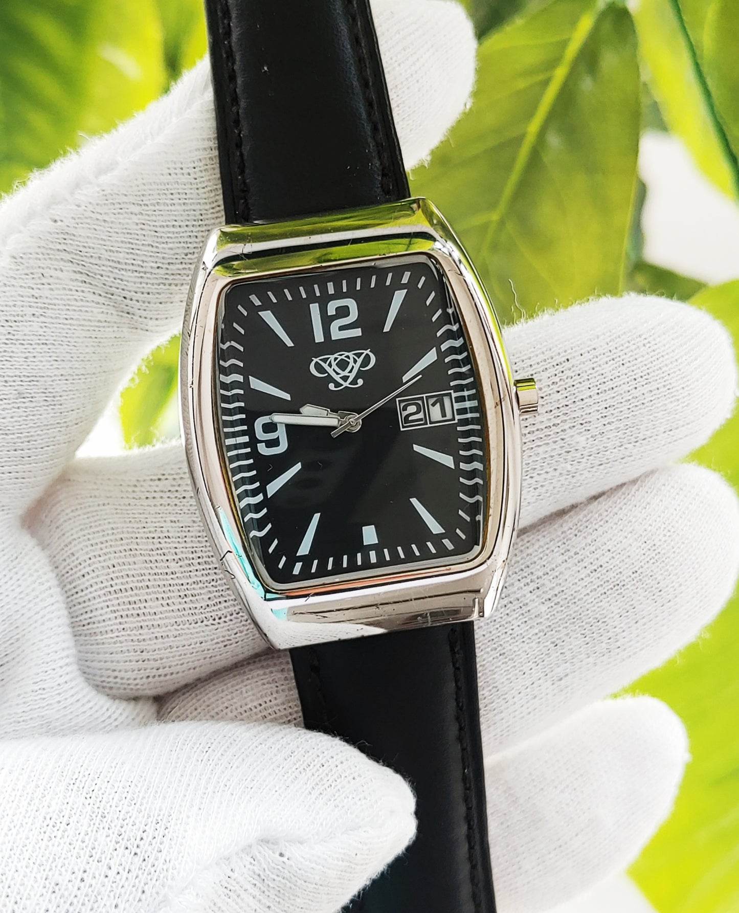 Europa Men's Branded Stainless-steel Case Diameter Watch