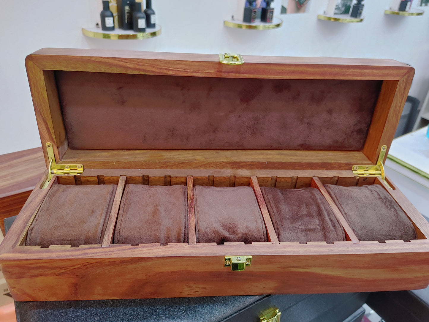Wooden Box 5 Slots Premium