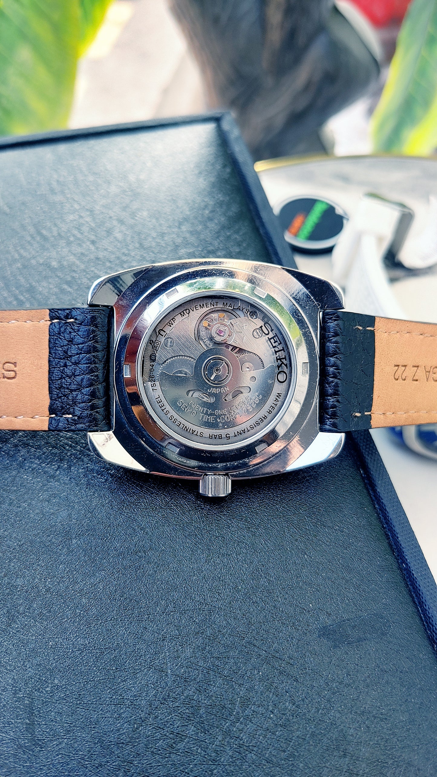 Seiko Recrafted 7s26-040v WP Movement Malaysia Automatic Watch For Men