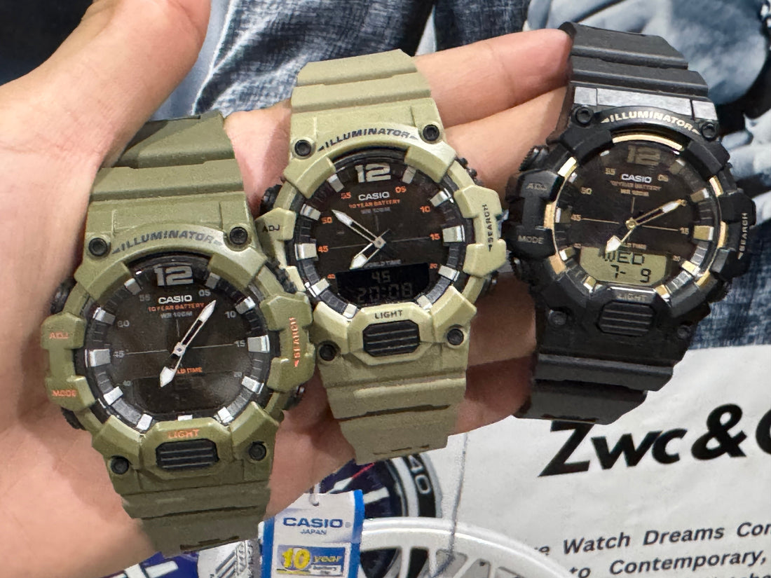 Casio Illuminator Watches: Affordable Toughness with 10-Year Battery — Now Available at ZWC & Co