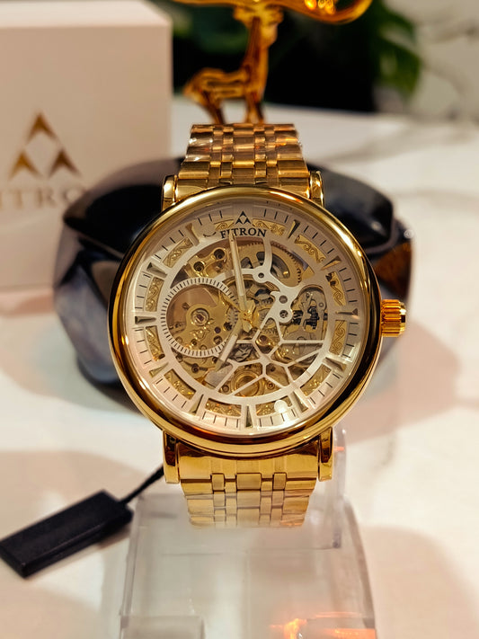 Fitron FT.8085G automatic Men's Skeleton Watch