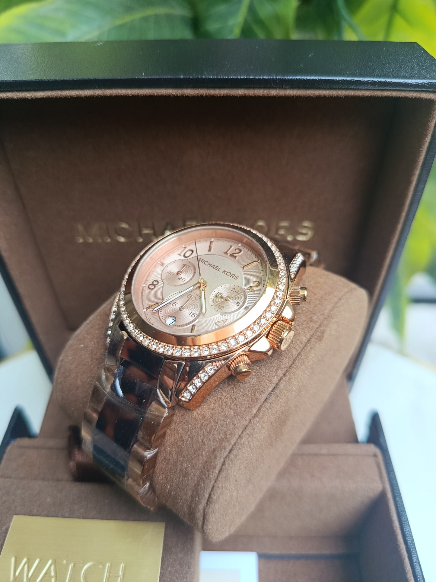 Michael Kors MK5859 Women's Chronograph Rose Gold Stainless Steel Watch