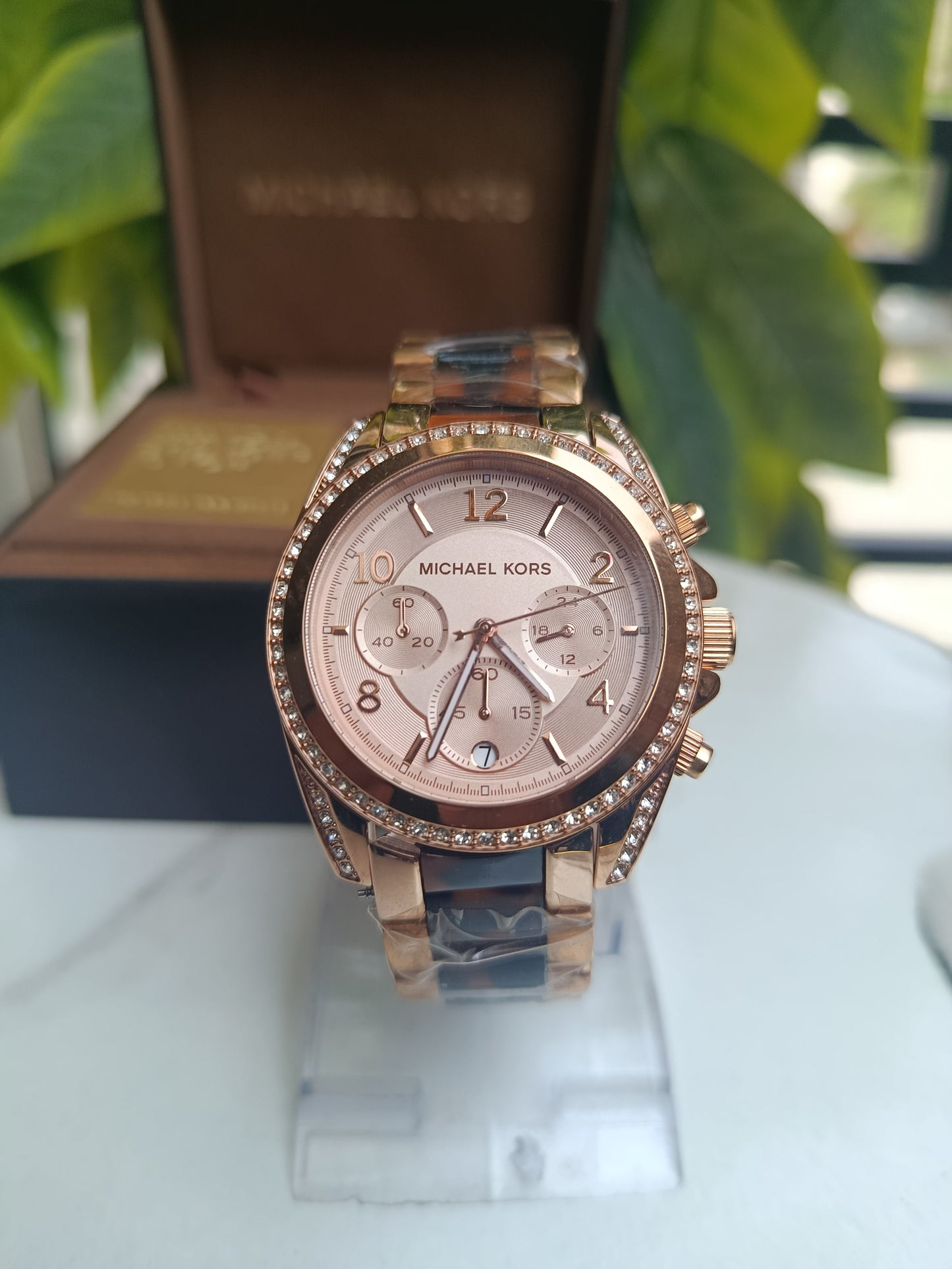 Michael Kors MK5859 Women's Chronograph Rose Gold Stainless Steel Watch