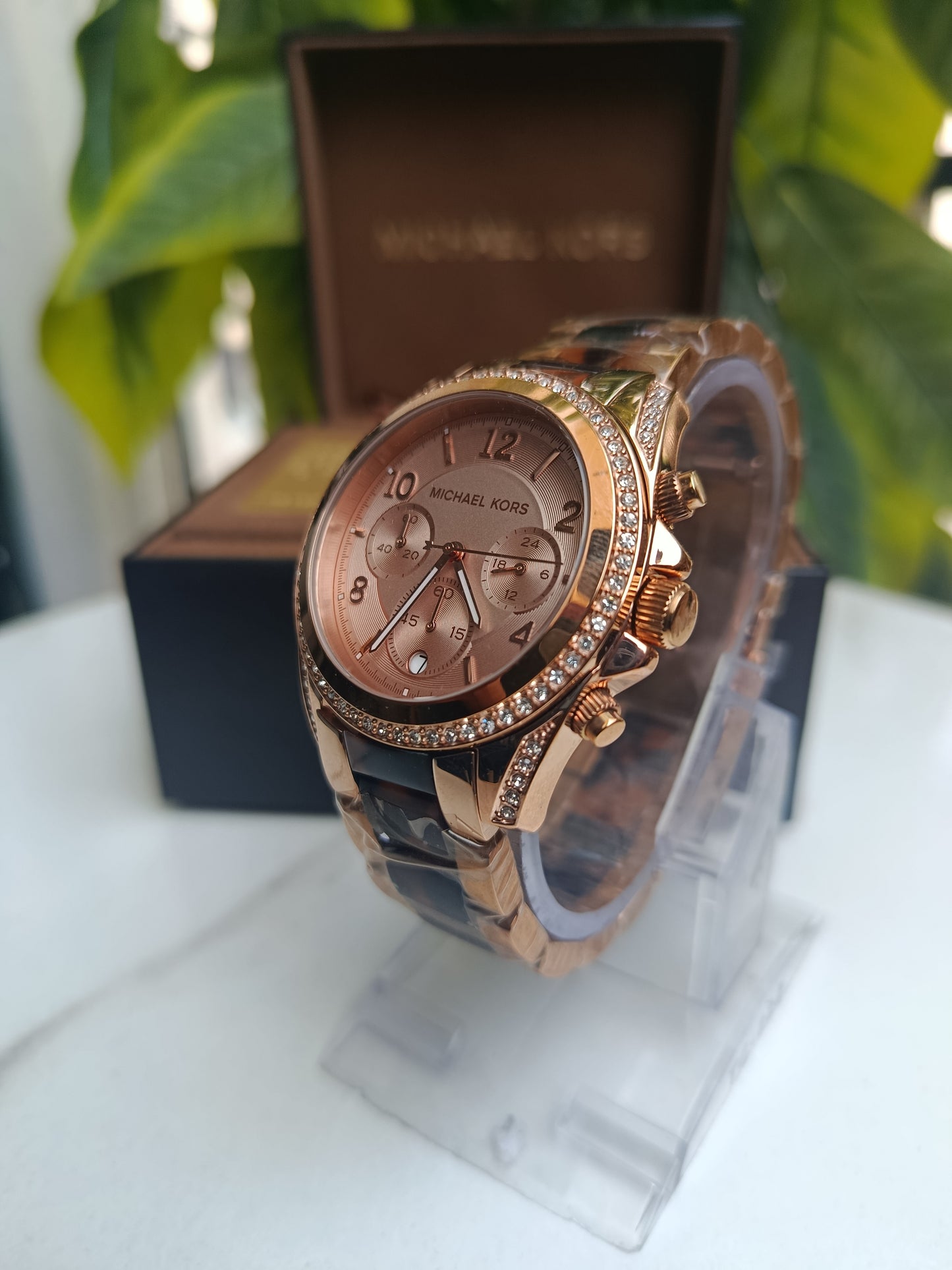 Michael Kors MK5859 Women's Chronograph Rose Gold Stainless Steel Watch