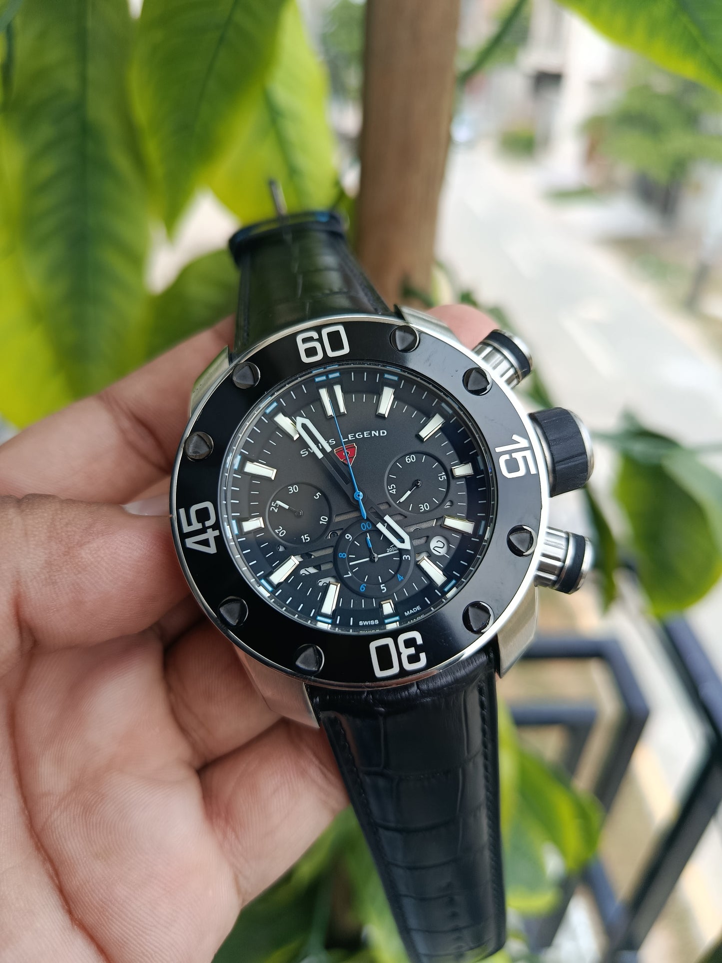 Swiss Legend Lionpulse Chronograph Men’s Watch 10617SM-01-BLS