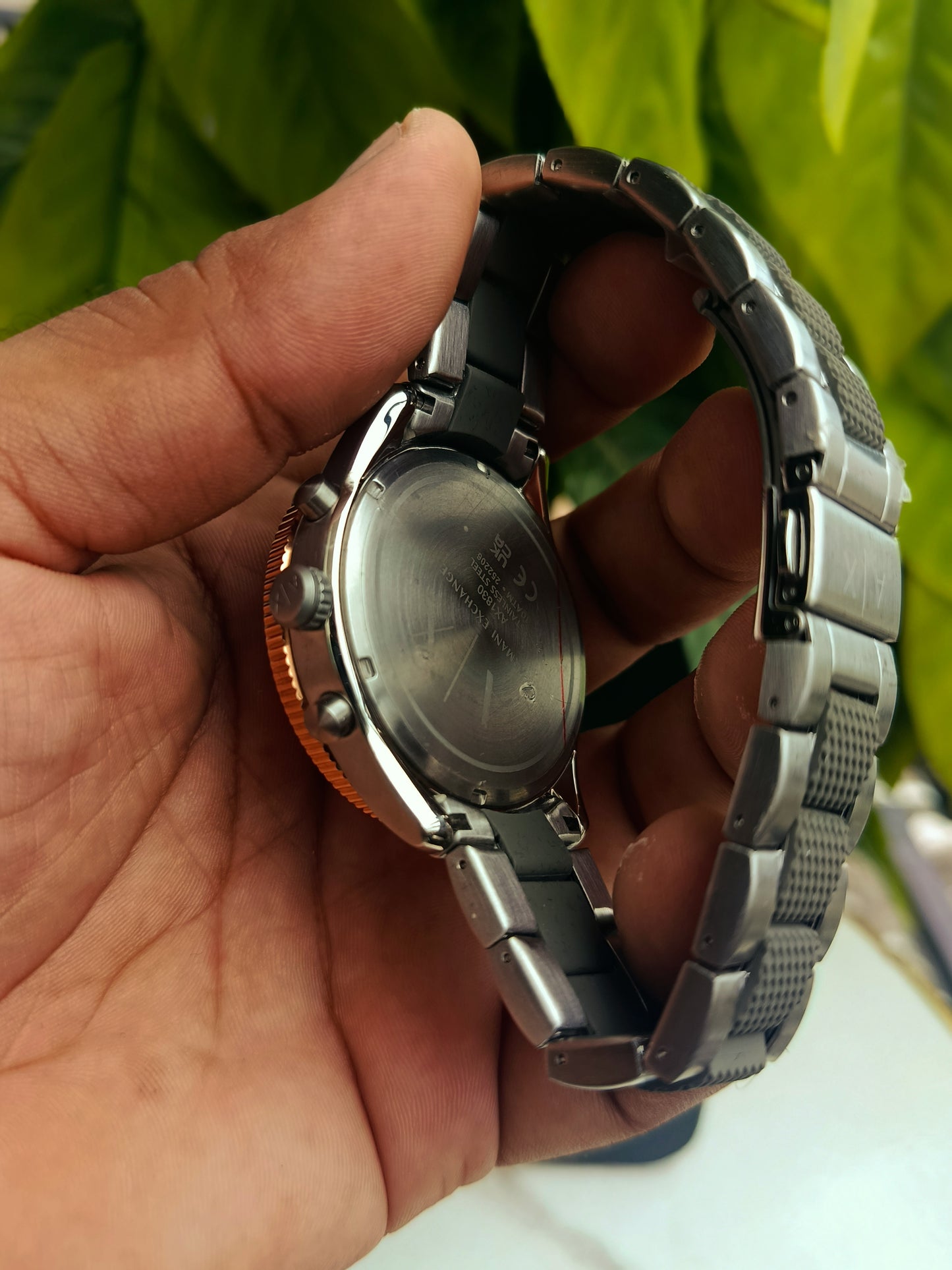 Armani Exchange Chronograph Two-Tone Men’s Two-Tone Stainless Steel Watch