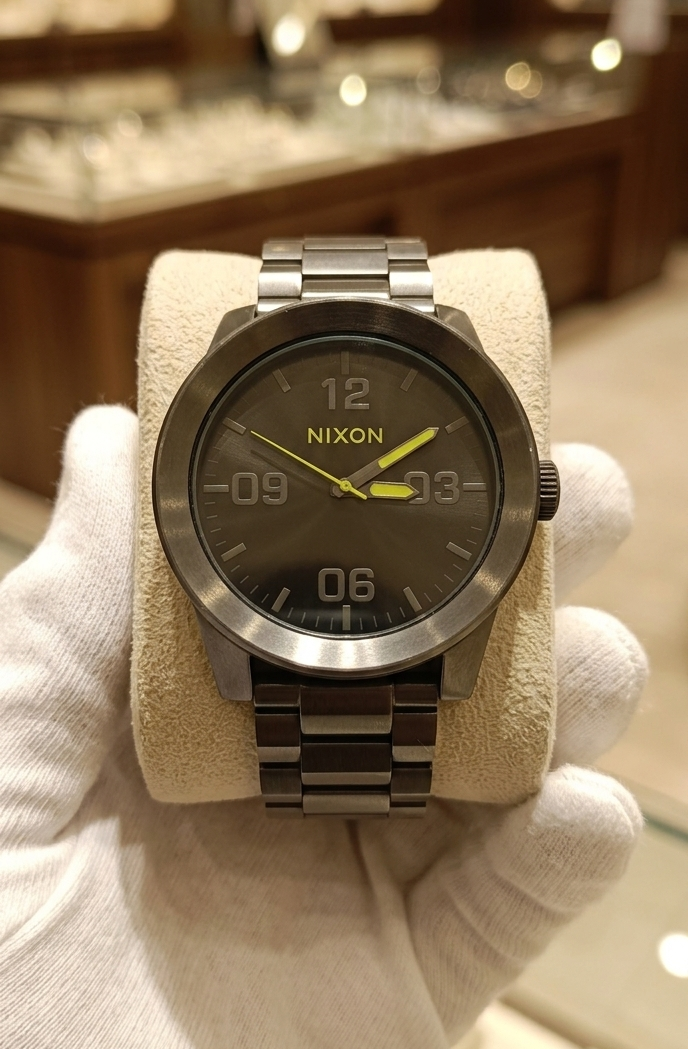 Nixon Men's Black Stainless Steel Watch | A346-5002