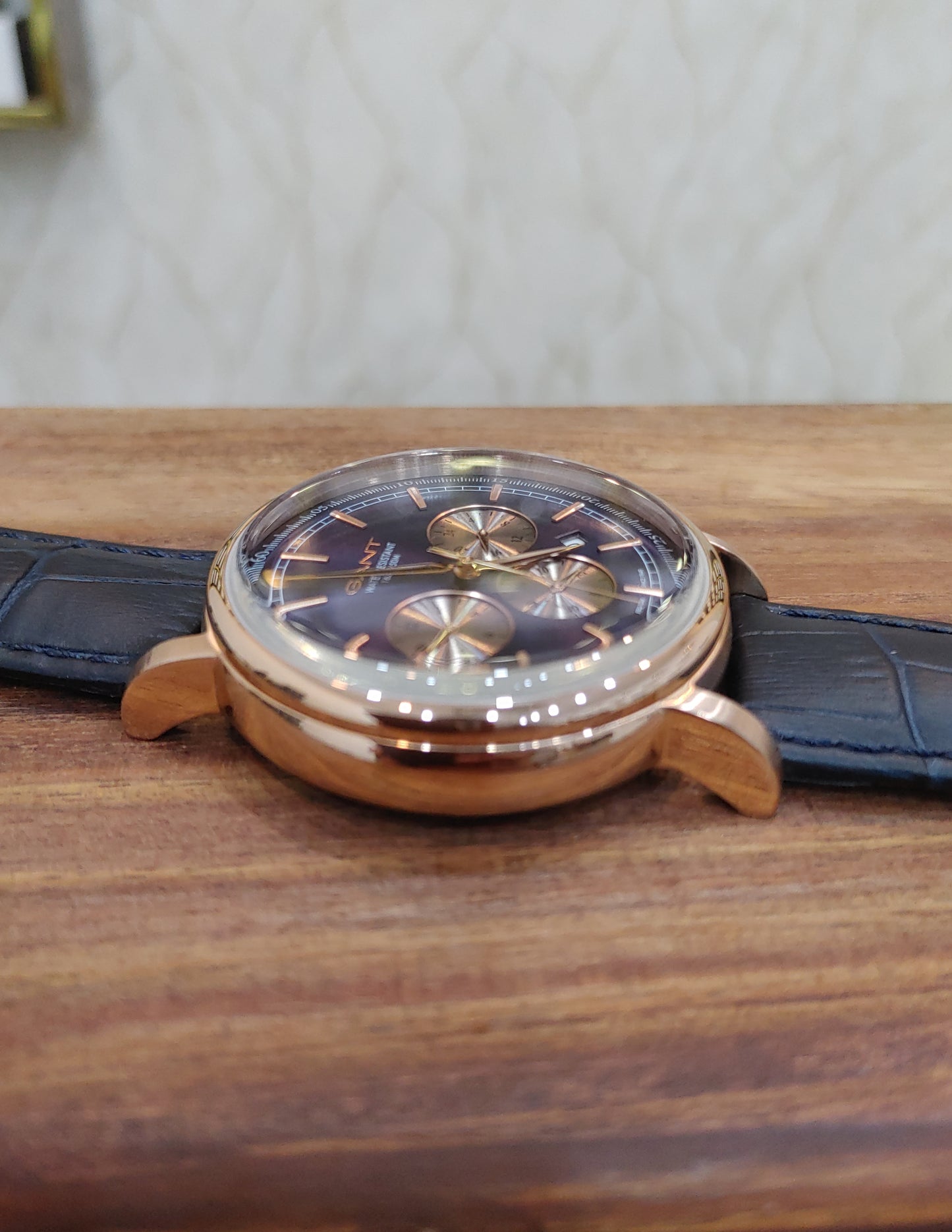 Gant Watch Chornograph For Men 100% Original Leather Strap