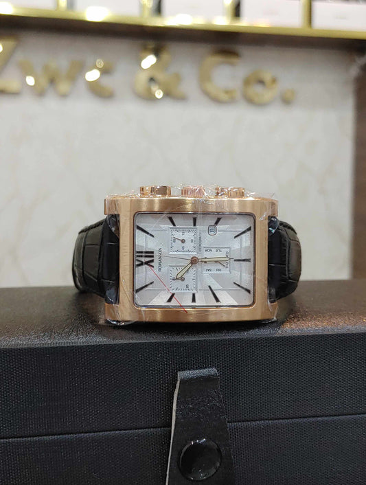 Romanson Swiss Quartz 46mm Chrono Graph Watch For Men