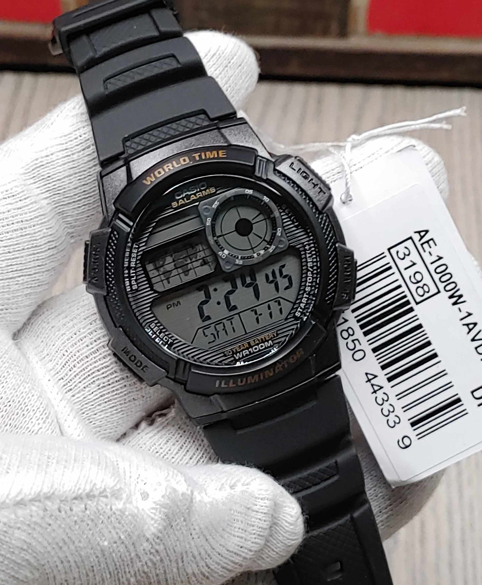 Jam Casio Ae1000w Casio Salarms Illuminator Casio AE 1000-w Watch