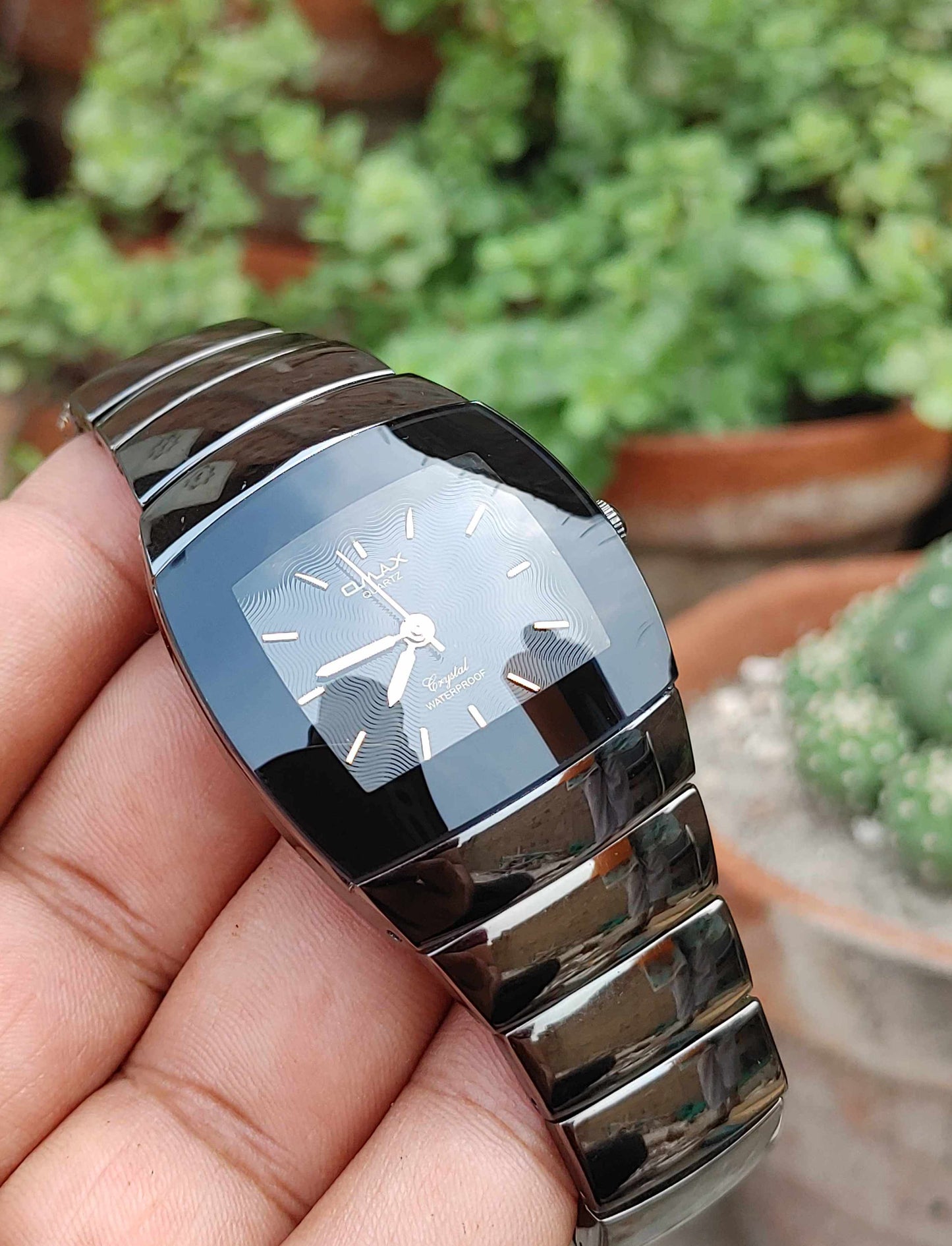 Omax Vintage Black Watch