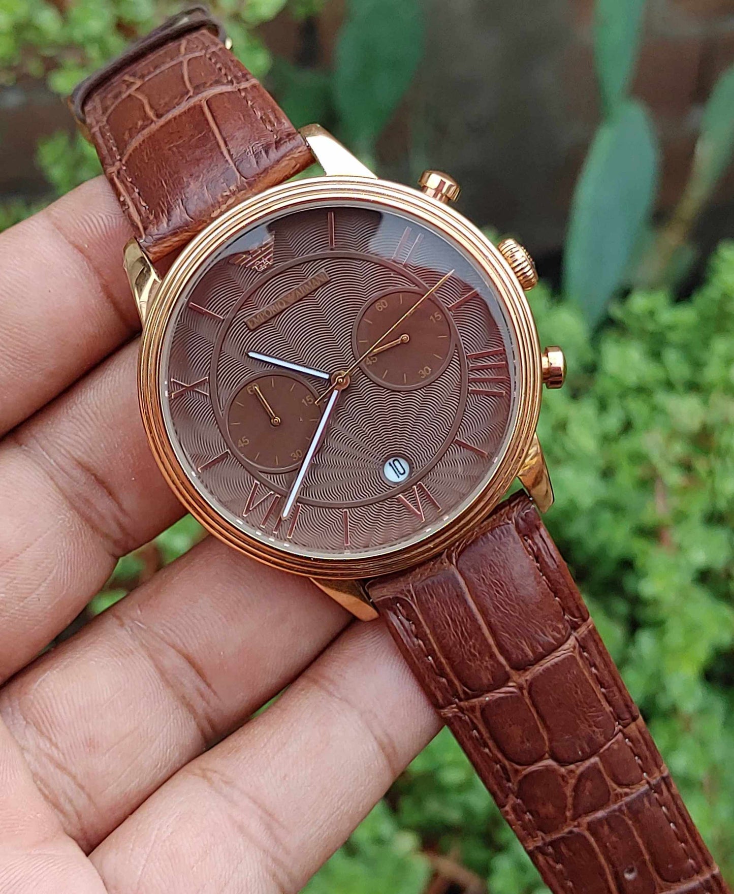 Emporio Armani Chronograph Watch For Men