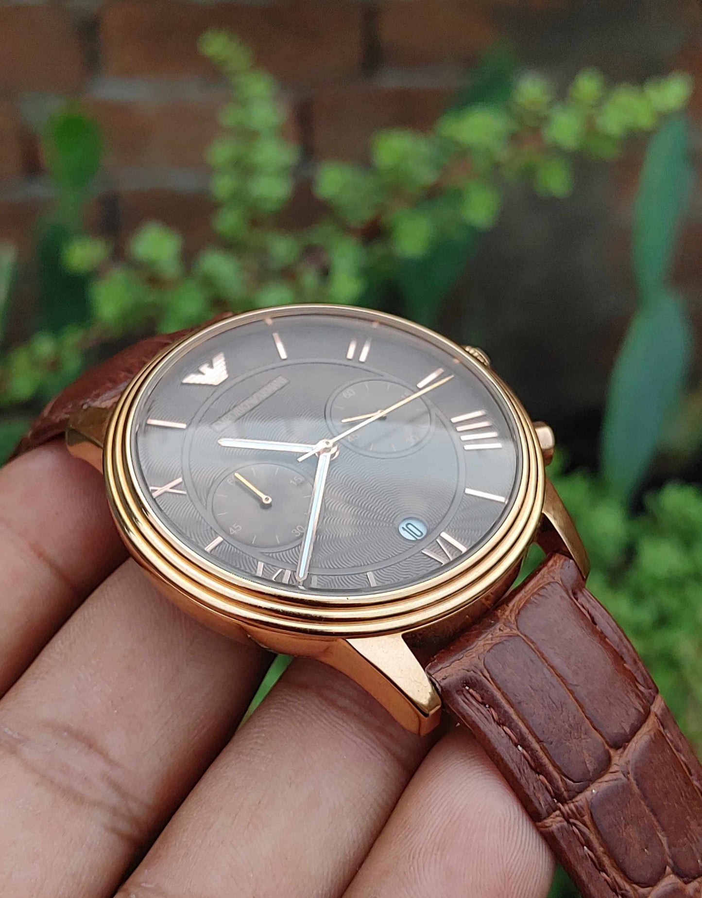 Emporio Armani Chronograph Watch For Men