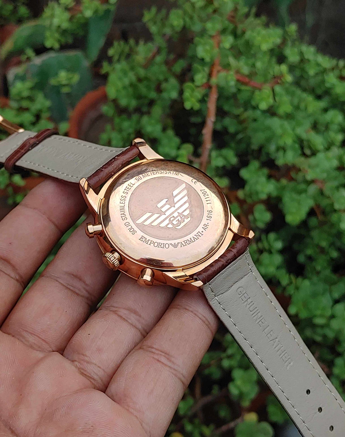 Emporio Armani Chronograph Watch For Men