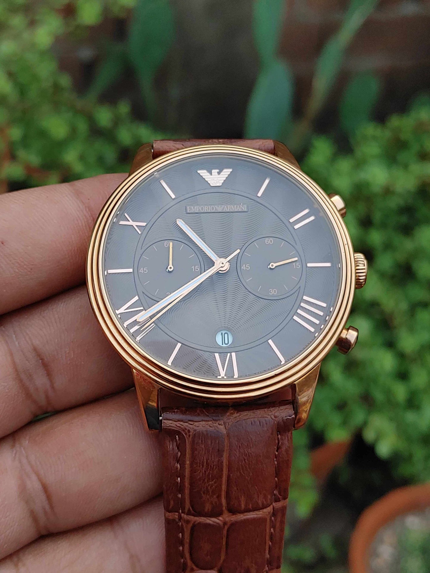 Emporio Armani Chronograph Watch For Men