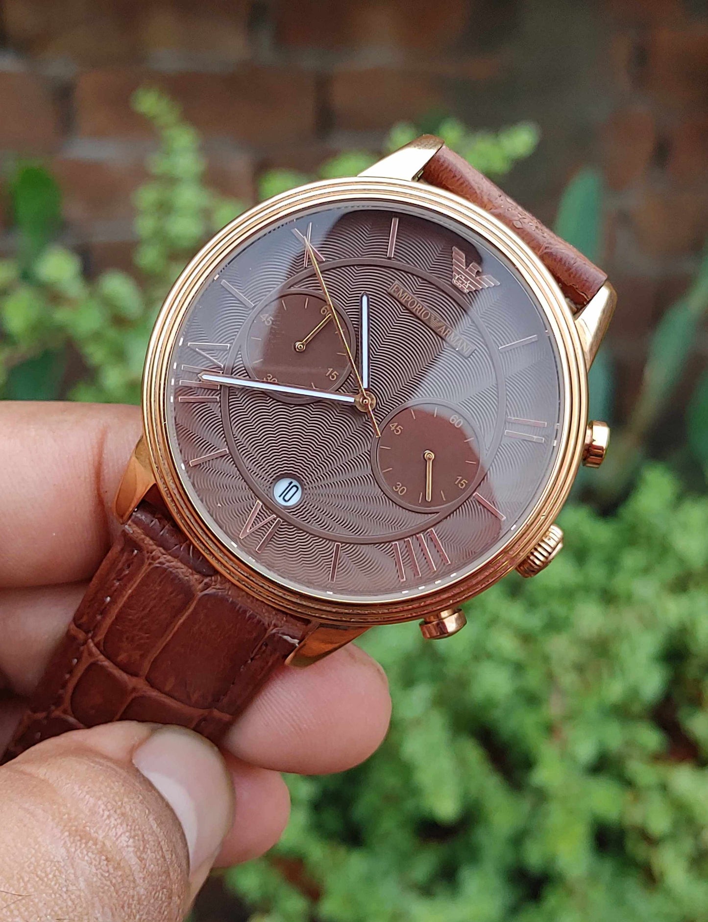 Emporio Armani Chronograph Watch For Men