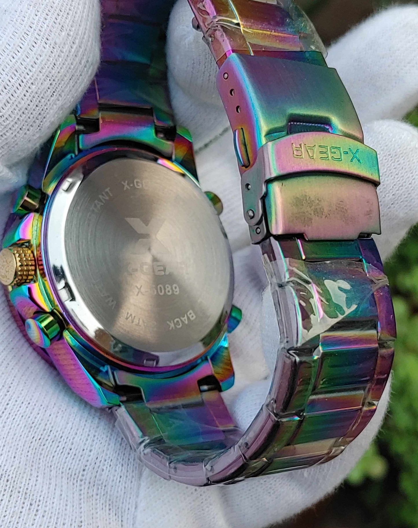 X Gear Rainbow Tone Watch Sports Watch Dual Time