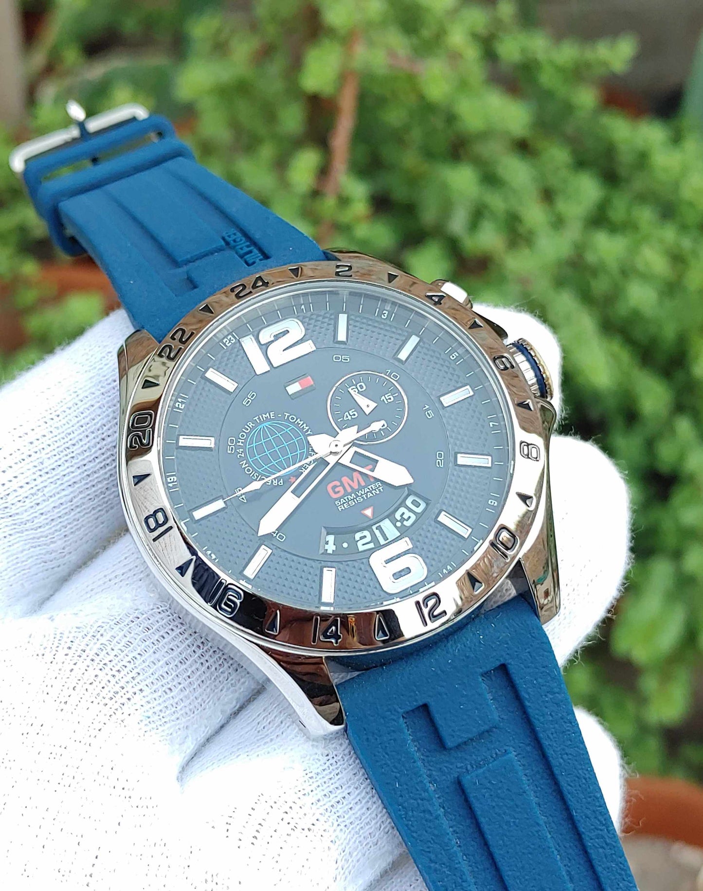 Tommy Hilfiger GMT swiss Movement Watch For Men