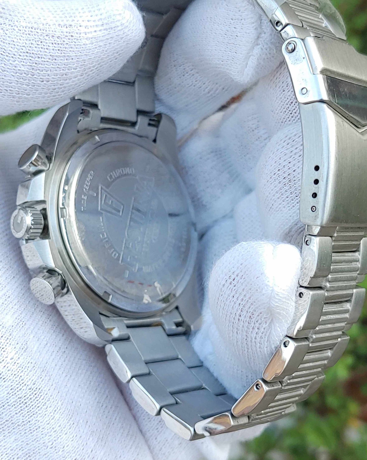 Festina 44mm Solid Stainless Watch For Men Chornograph