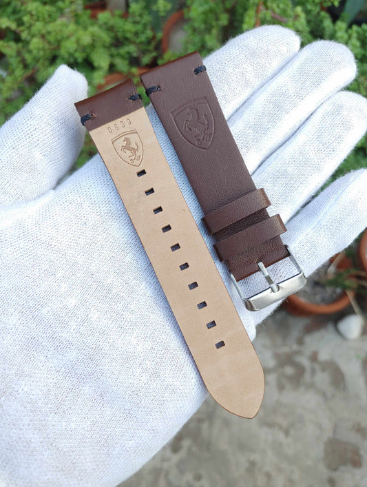 Lot of 40 Leather Straps of Famous Brands