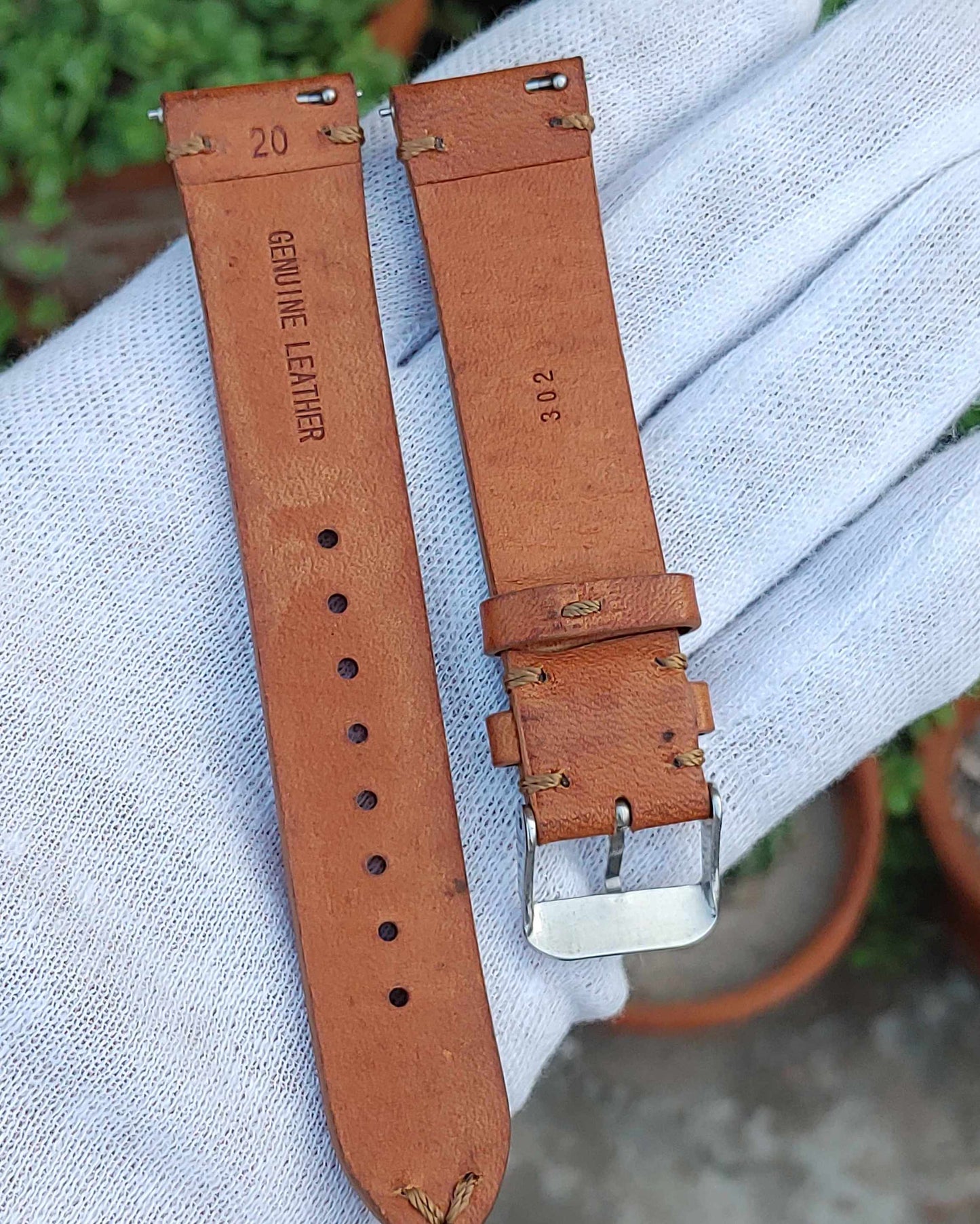 Lot of 40 Leather Straps of Famous Brands