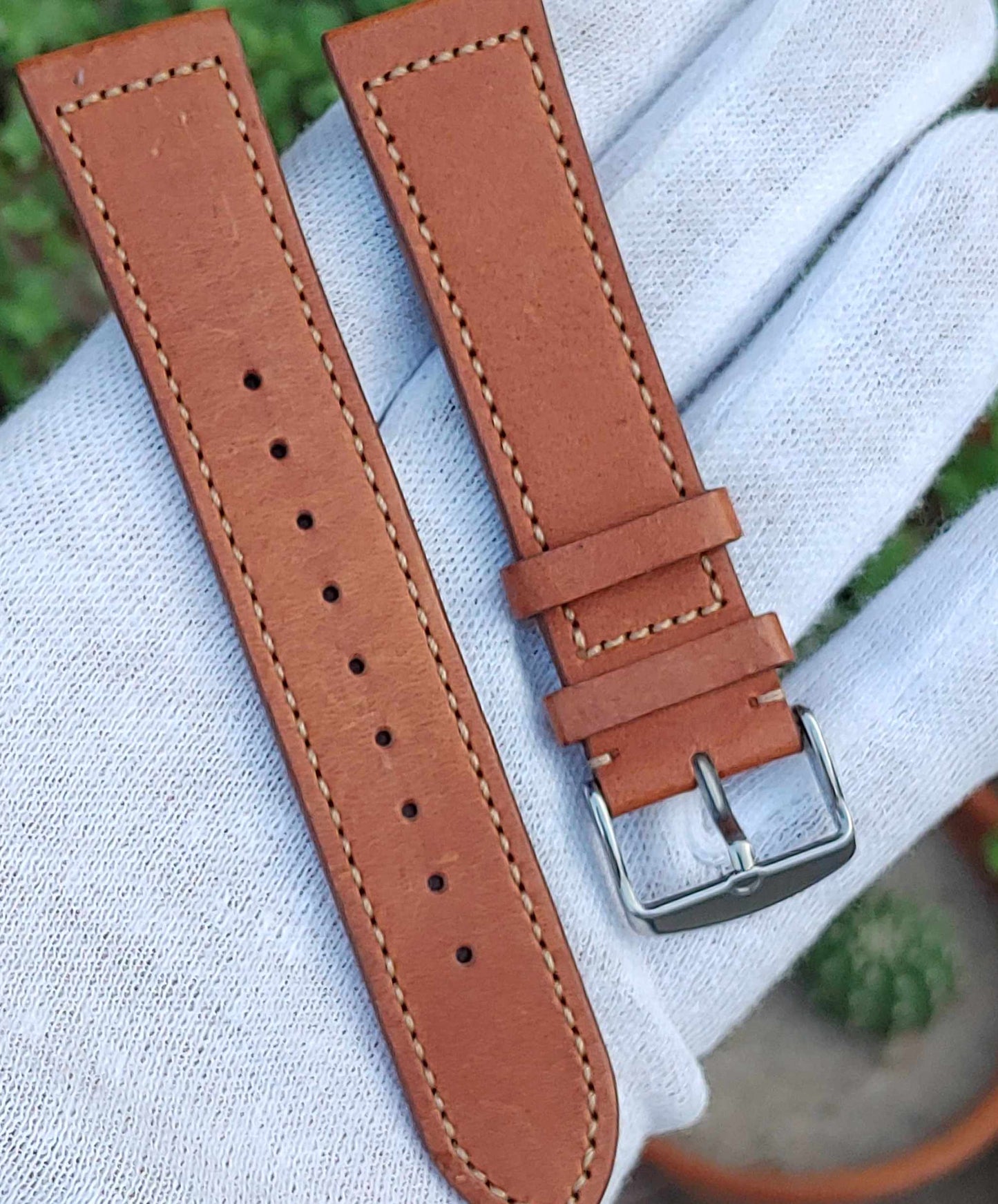 Lot of 40 Leather Straps of Famous Brands