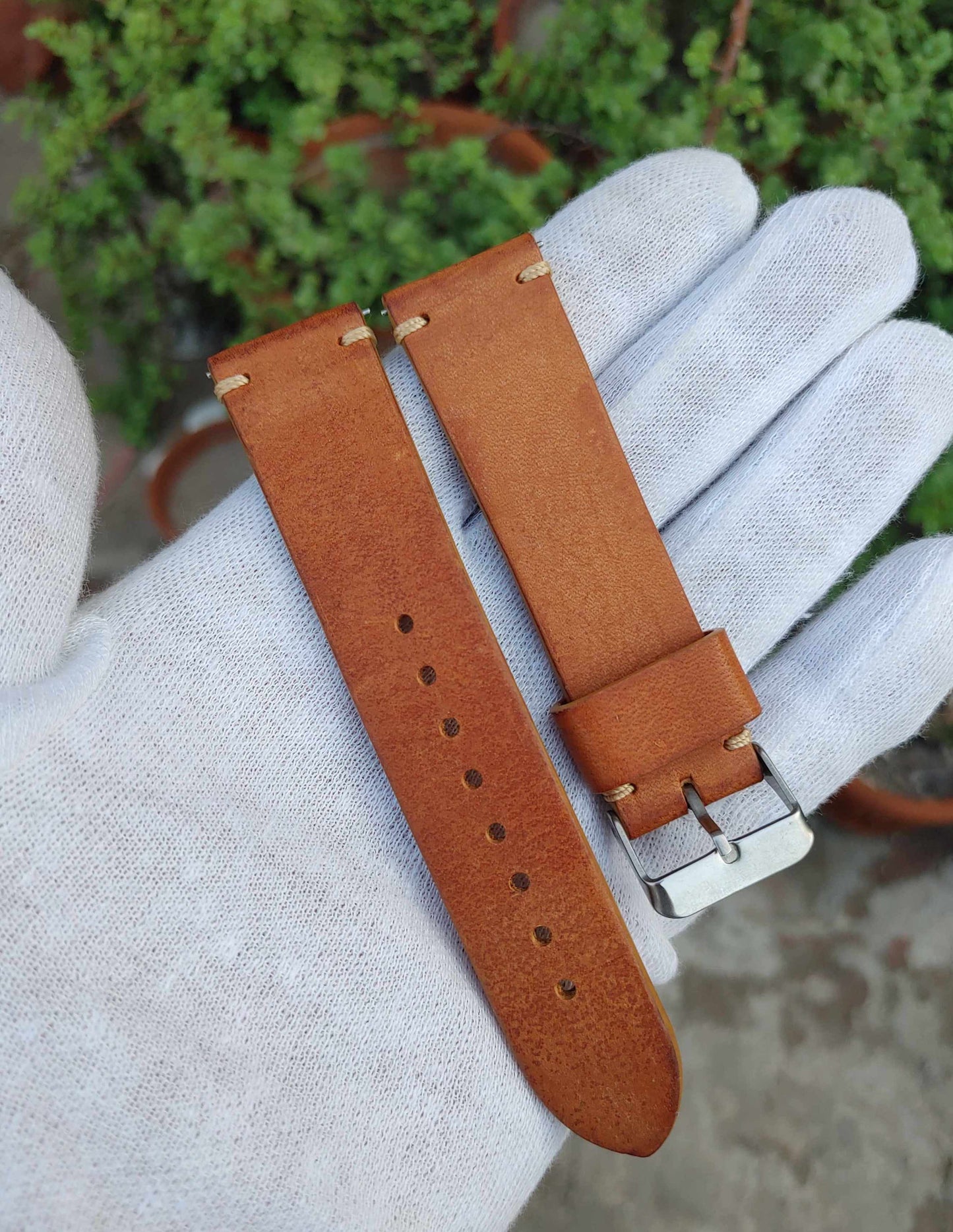 Lot of 40 Leather Straps of Famous Brands