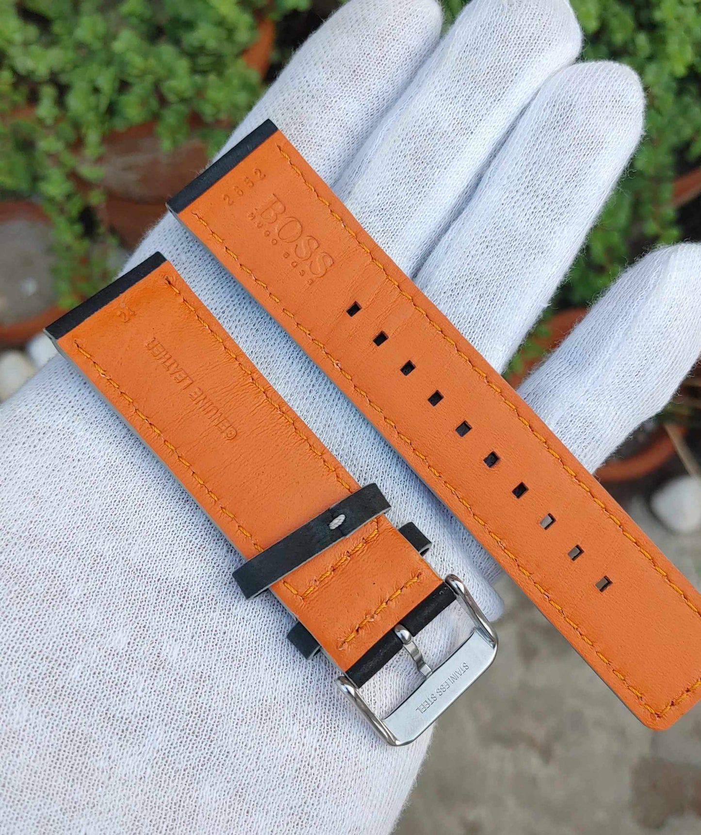 Lot of 40 Leather Straps of Famous Brands