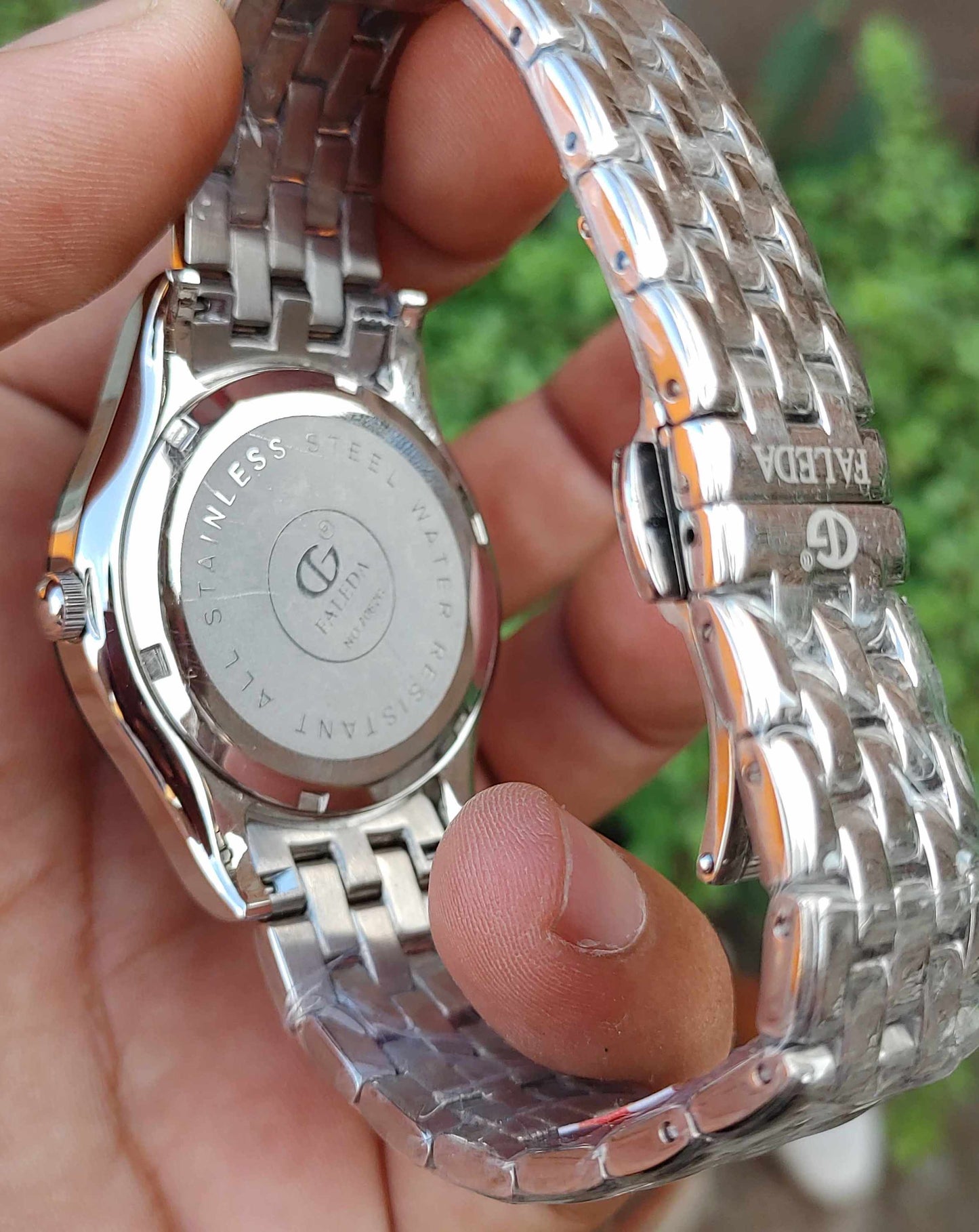 Faleda Japan Sapphire Bazel Watch For Men