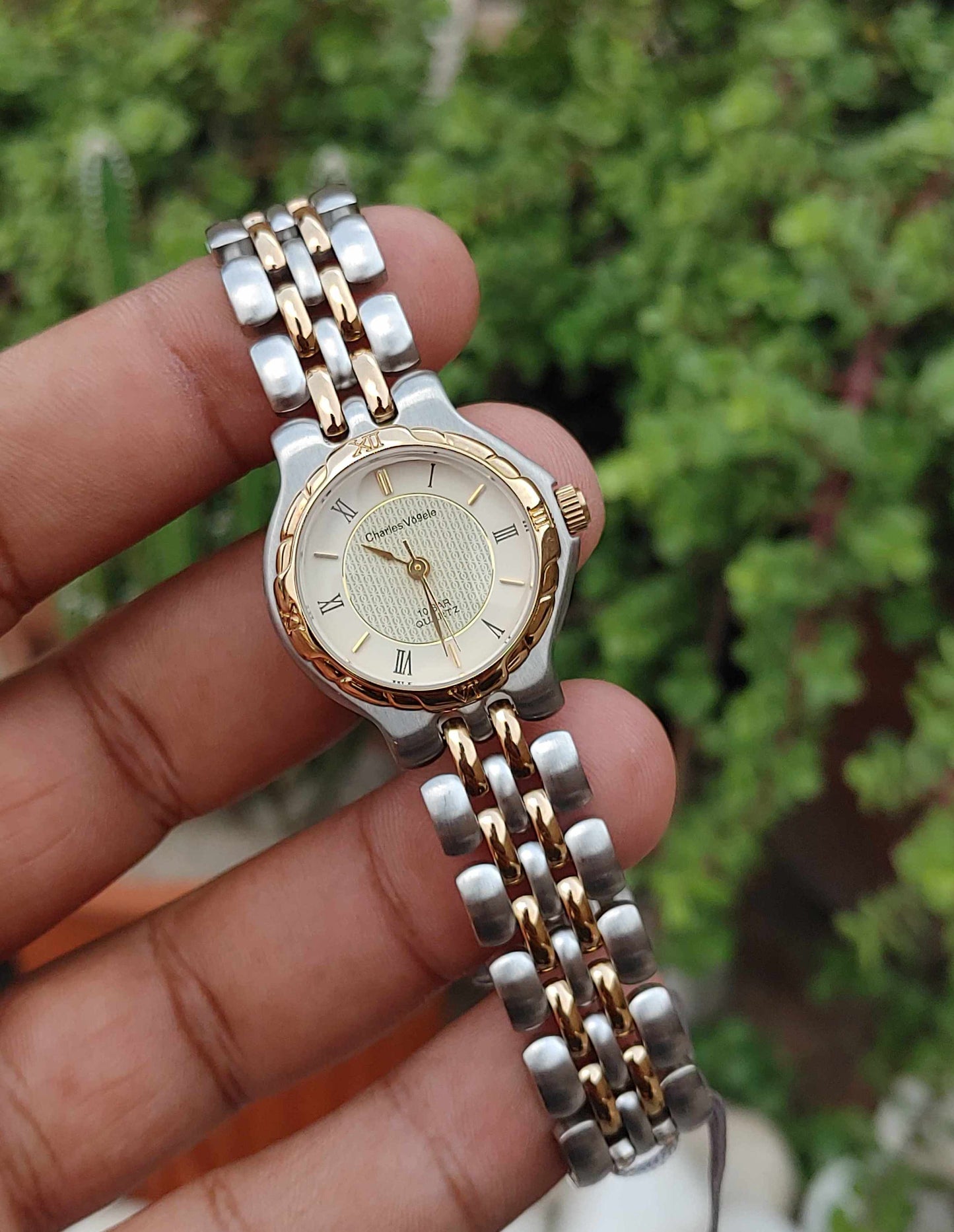Charles Vogele Watch For Women Tow Tone