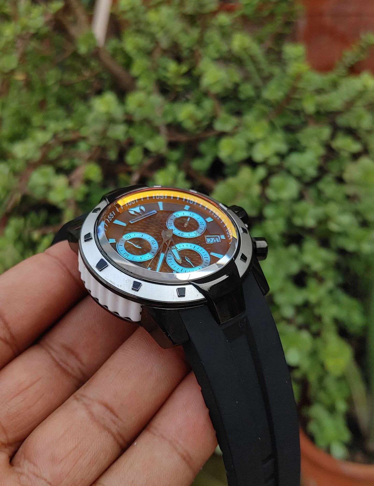 Techno Marines Luxury Class Watch For Men in Rubber Straps