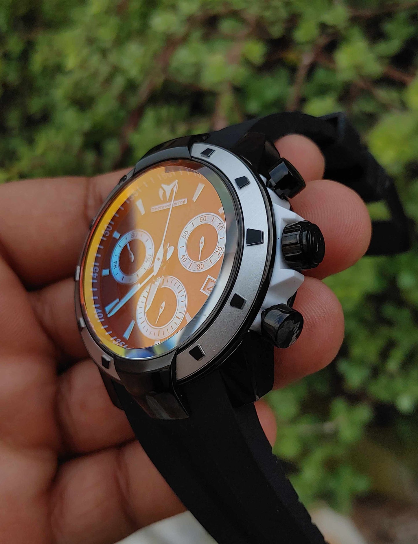 Techno Marines Luxury Class Watch For Men in Rubber Straps