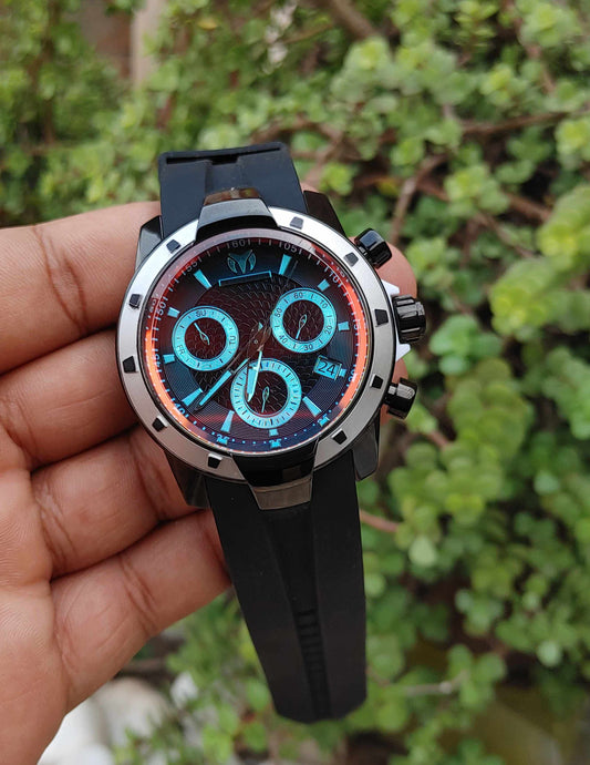 Techno Marines Luxury Class Watch For Men in Rubber Straps