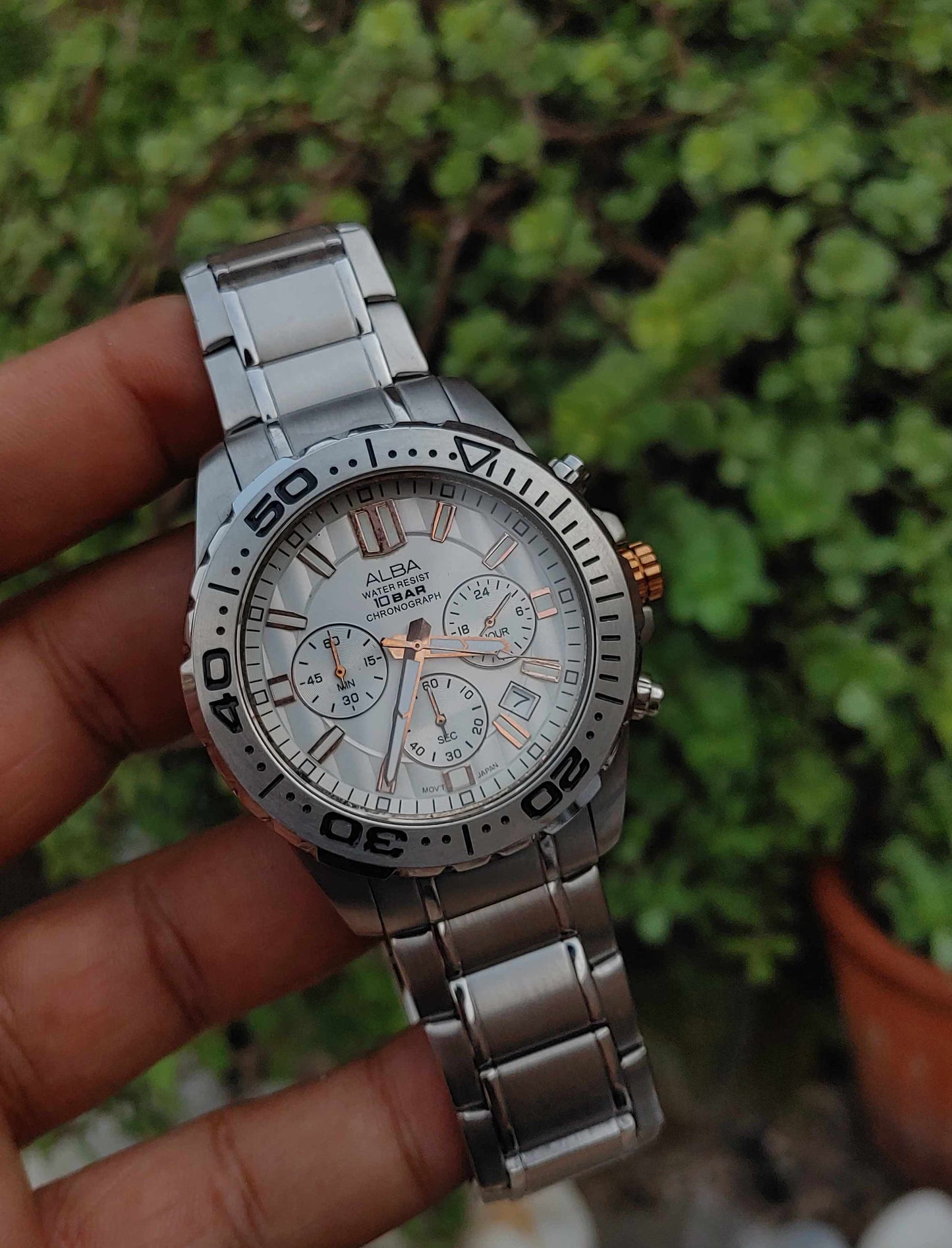 Alba Luxury Chornograph Watch For Men