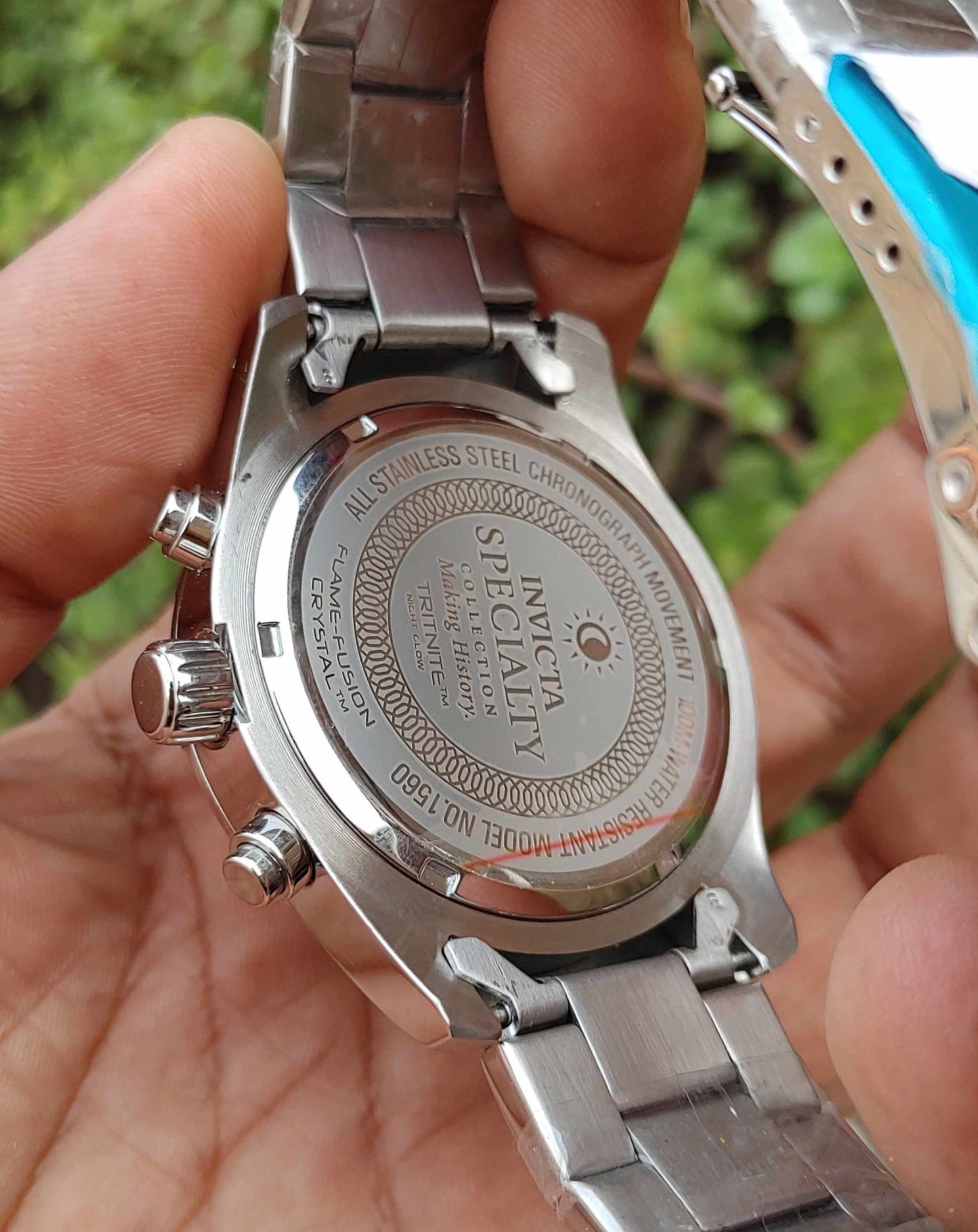 Invicta Stainless Steel Wrist Watch For Men in Blue Dial
