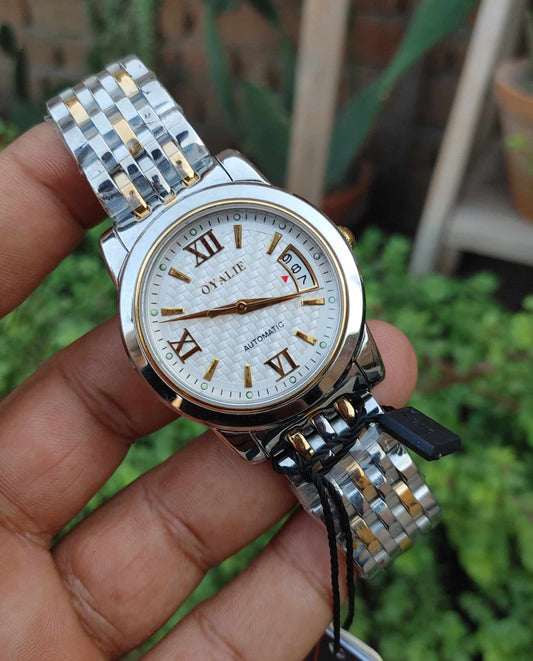 Oyalie Automatic Watch For Men Stainless Steel 41mm Dial With Date