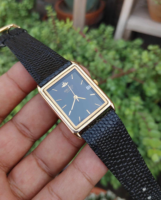 Seiko 34mm Vintage Tank Watch Unisex