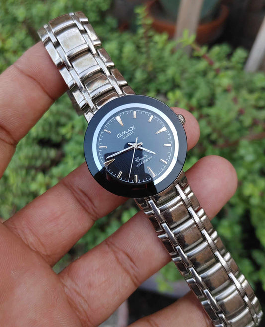 Omax Vintage Japan Movement 40mm Watch For Men