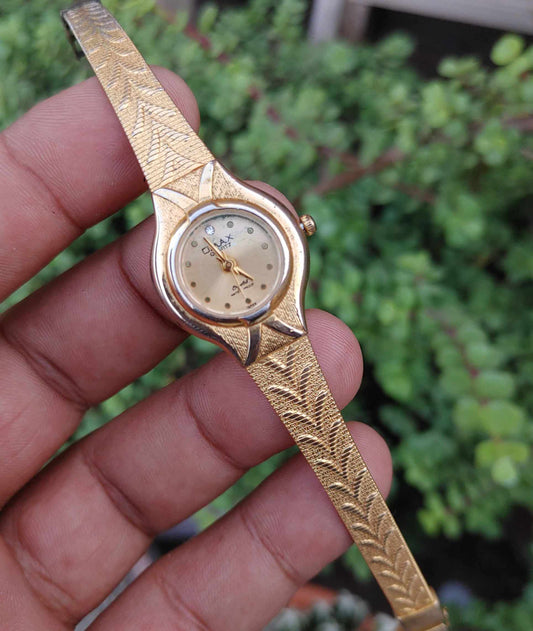 Omax Vintage Japan Movement Watch 80s Watch For Women