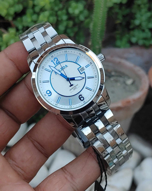Faleda Watch For Men Stainless Steel 42mm Dial