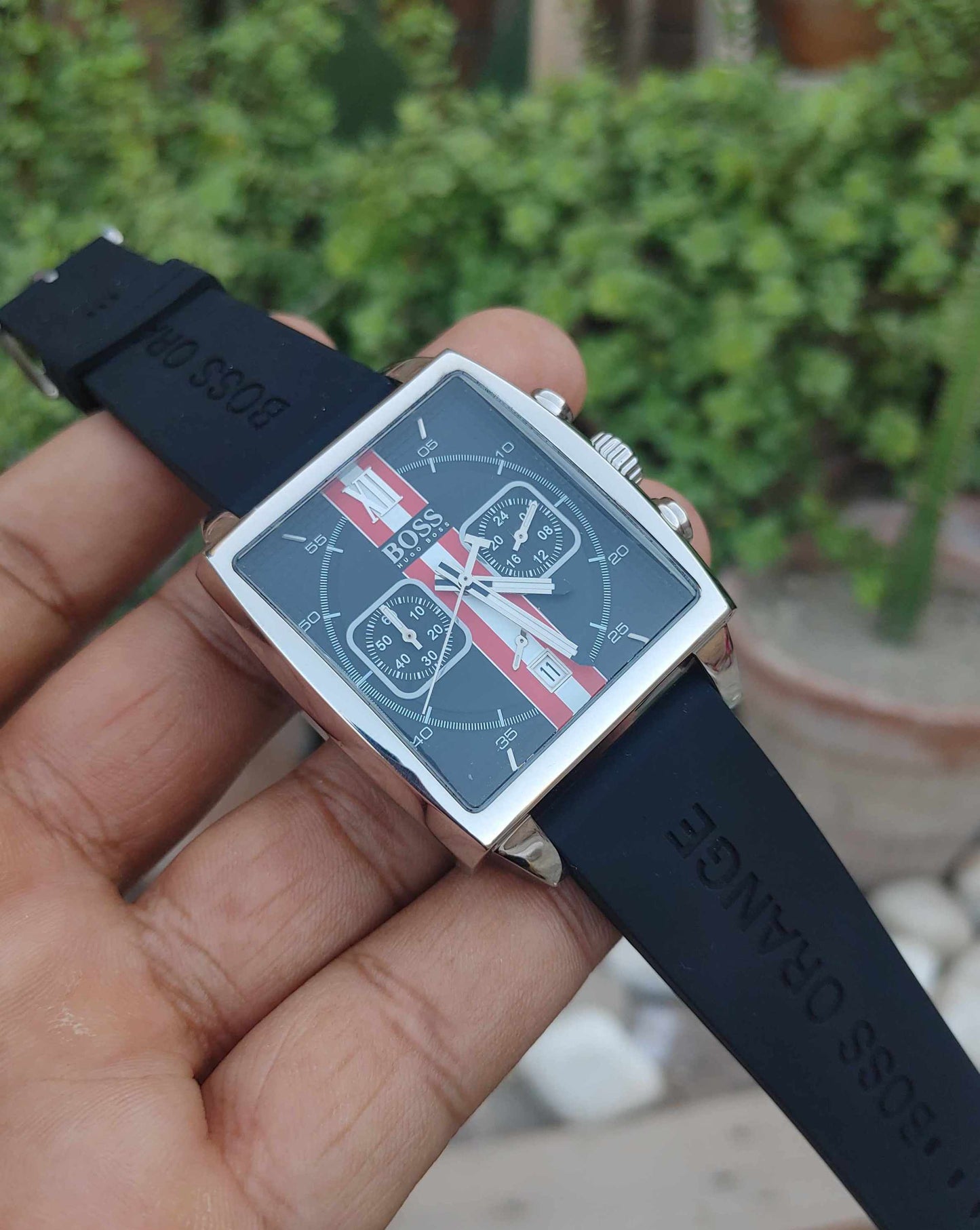 Hugo Boss Square Dial Watch For Men