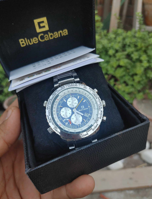 Blue Cabbana Blue Dial Chornograph Watch for Men