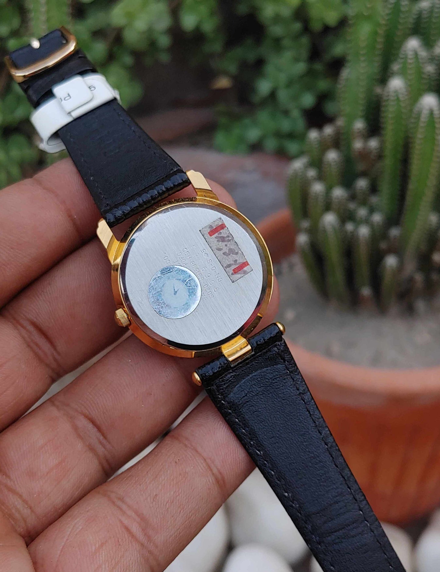Citizen Vintage Leather Strap 35mm Wrist Watch for Men