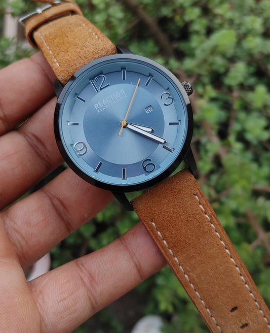 Kenneth Cole Watch For Men in Vintage Leather Strap